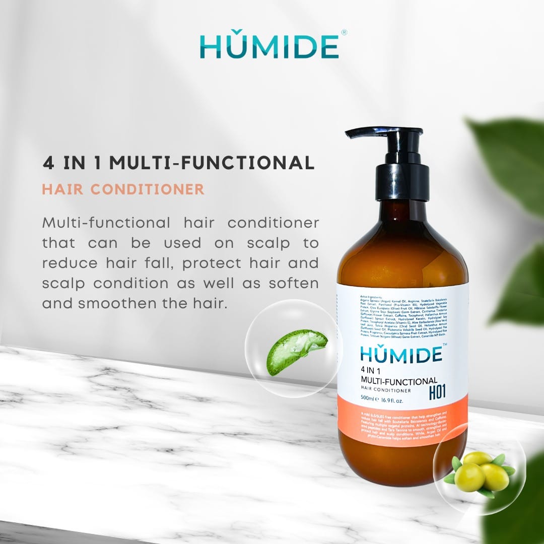 HUMIDE H01 – 4-in-1 Multi-Functional Hair Conditioner (500ml) - Image 7